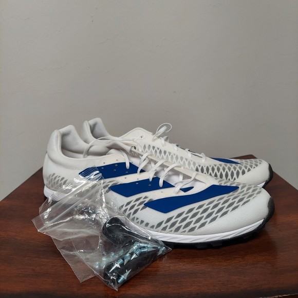 adidas Other - NEW adidas ADIZERO XC SPRINT Men's White Running Shoes Spikes EG8456 Size 12